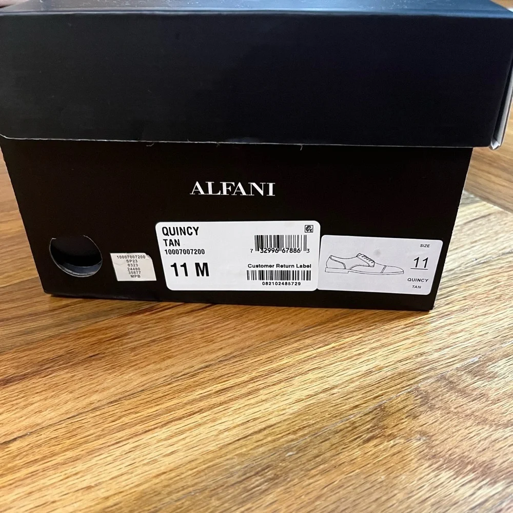 Alfani Men's Quincy Cap-Toe Lace-Up Shoes